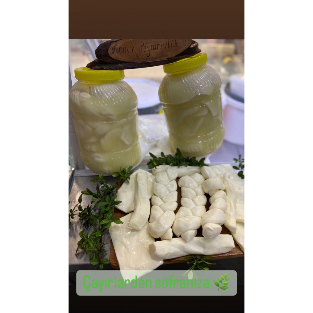 Tam yağlı ORTA TUZLU 5 lik bidonda örgü peyniri ŞOK KAMPANYA STOKLAR İLE SINIRLI