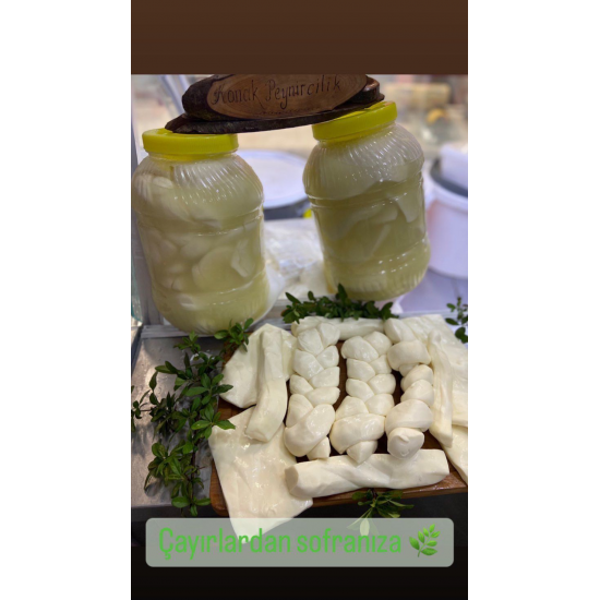 Tam yağlı ORTA TUZLU 5 lik bidonda örgü peyniri ŞOK Tam yağlı ORTA TUZLU 5 lik bidonda örgü peyniri ŞOK