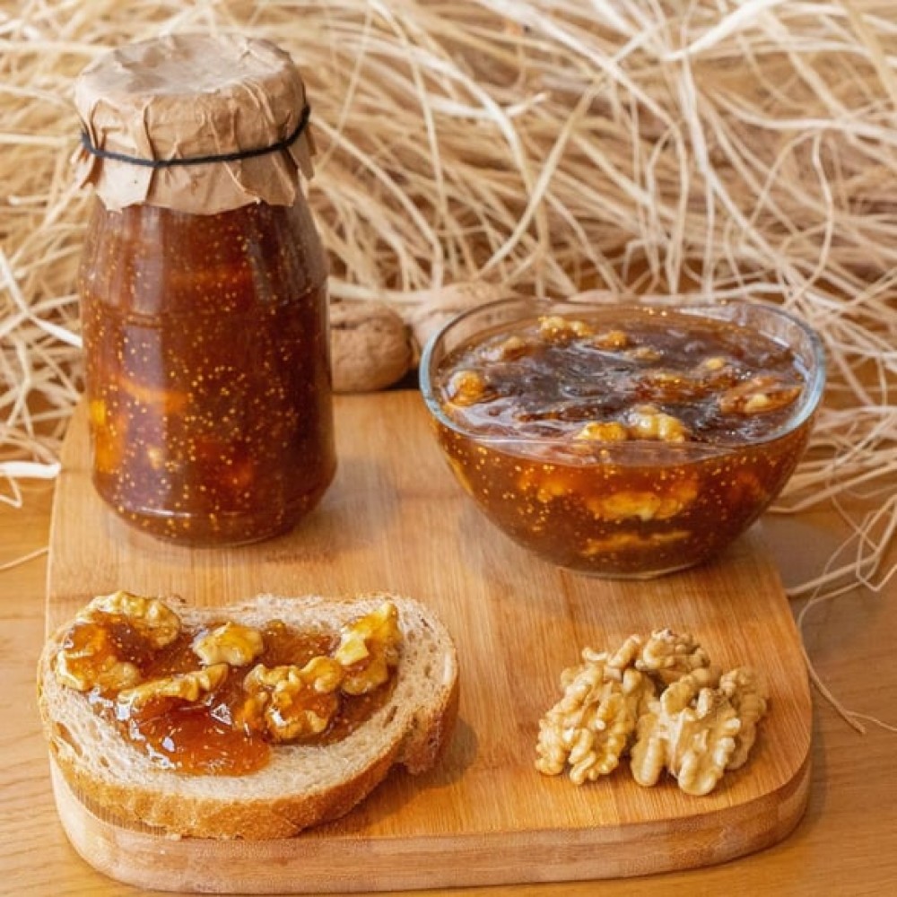 EV YAPIMI CEVİZLİ İNCİR REÇELİ (1 KG)